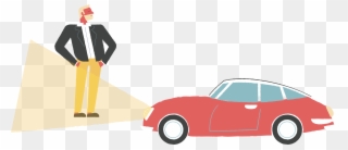 Classic Car Without Being In Dread Of Irreparable Damage Clipart