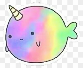 Unicorn Fishy Walrus Rainbow Anime Cutefreetoedit Clipart