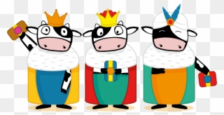 Los Reyes Magos ¡son La Leche , Se Merecen Un Regalo Clipart