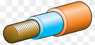 320a 50mm Double Insulated Welding Cable Orange (nitrile) Clipart