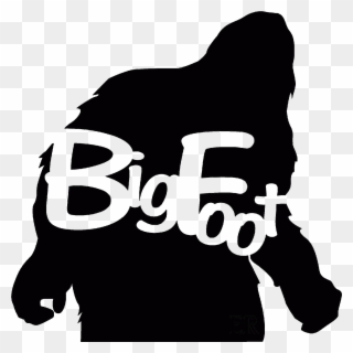 Bigfoot Clipart Footprint Clipart Sasquatch Footprint - Png Download