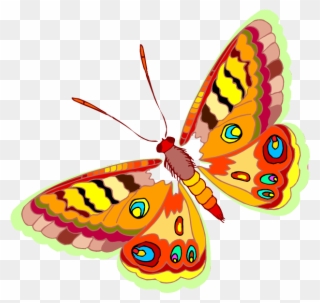 Картинки По Запросу Бабочка Butterfly Clip Art, Search, - Png Download