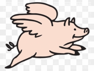 Jpg Free Stock Flying Pig Clipart - Png Download