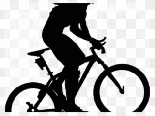 Bike Clipart Mountain Biker - Png Download