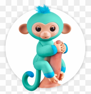 Fingerlings Monkey 2tone Ombre Eddie Clipart