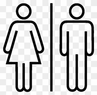 Separate Heads Compartment - Only Two Genders Shirt Clipart