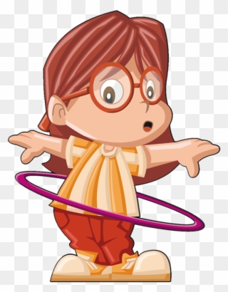 B *✿* School Clipart, Outdoor Playground, Exercise - Hula Hoop - Png Download