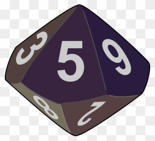 10 Sided Dice Png Clipart