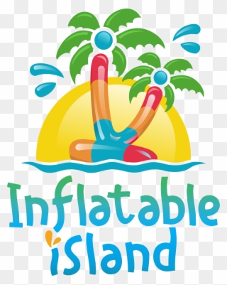 Inflatable Island Water Theme Park - Inflatable Island Logo Clipart
