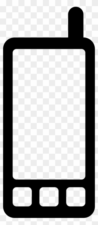 Download Clipart Transparent Download Plain White Clip - Png Mobile Icon Black
