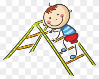 Playground Clipart Ladder - Climb The Ladder Clipart - Png Download