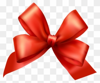 Red Ribbon Bow Png - Bow With No Background Clipart