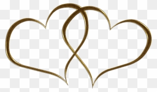 Wedding Heart Clipart Copy - Black And White Clip Art Hearts - Png ...