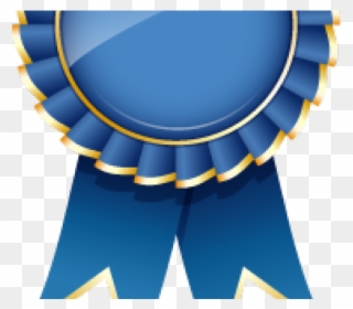 Winner Ribbon Clipart 1st 2nd 3rd Place - Blue And Gold Ribbon - Png Download