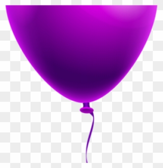 Balloon Clipart Single Purple Balloon Png Clipart Image - Balloons Transparent Purple Background