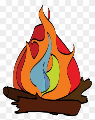 S'more Campfire Camping Bonfire Download - Clip Art - Png Download