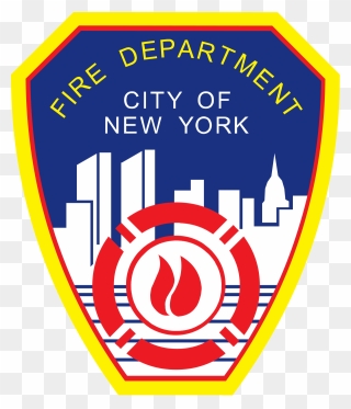 Carved Wood Wall Plaque Of Ny Fire Dept Shoulder Patch - Ny Fire Department Logo Clipart