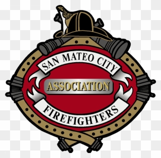 San Mateo Fire Department Badge - 5" X 7" Glass Award Quantity(1) Clipart