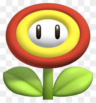 Kinds Of Power Ups Fire Flower, New Super Mario Bros, - New Super Mario Bros Wii Propeller Mushroom Clipart