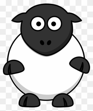 Sheep Cartoon Drawing Line Art Computer Icons - Silly Sheep Clipart