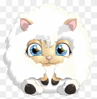 Cute Sheep Clipart - Png Download