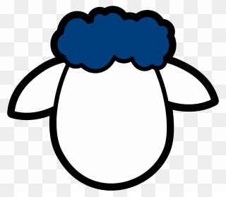 Draw A Sheep Face Clipart
