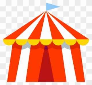Be Entertained By Circus Performers There Will Be Juggling, - Circus Tent Icon Png Clipart