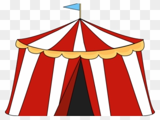 Tent Clipart Parking Lot - Carnival Tent Clip Art - Png Download