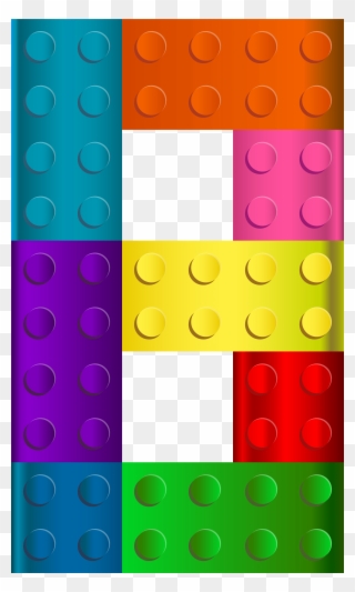 Lego Cliparts Numbers - Lego Number 8 Clipart - Png Download