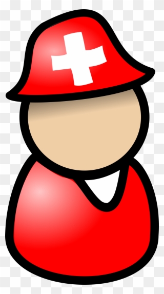 Clipart - Swiss Tourist - Swiss Person Clipart - Png Download