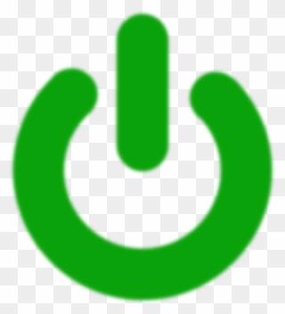 Green Power Button Png Clipart