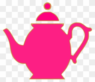 Teapot - Pink Tea Pot Clip Art - Png Download
