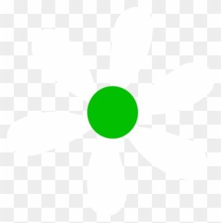 How To Set Use Green-white Daisy Svg Vector Clipart