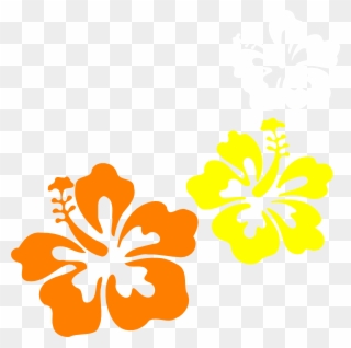 Orange Flower Clipart Hibiscus - El Rio Y Mar Resort - Png Download