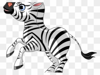 Zebra Clipart Realistic - Zoo Animals Clip Art - Png Download