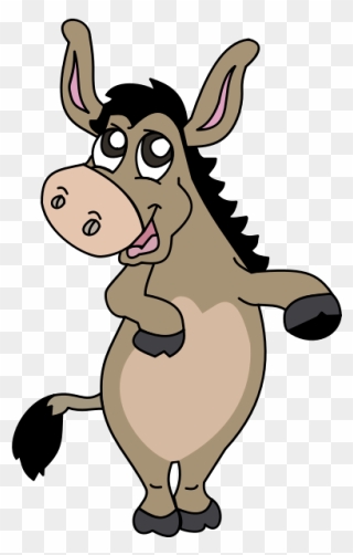 Donkey Free To Use Clip Art - Clipart Burro - Png Download