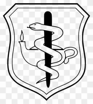 Medical Clip Art At Clker Com Vector - Air Force Medical Corps Badge - Png Download