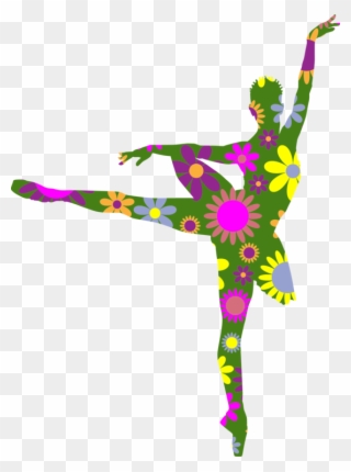 Ballet Dancer Ballet Dancer Floral Design Flower - Floral Ballerina Clipart