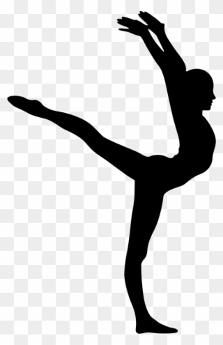 Clip Art Royalty Free Stock Cartwheel Silhouette At - Gymnastics Png Transparent Png