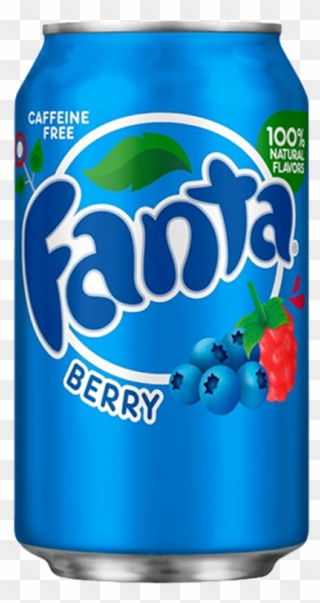 Fanta Berry Can 355ml Clipart
