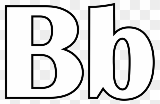 Letter B Coloring Activities With 2000px Classic Alphabet Clipart