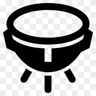 The Icon Is A Picture Of A Drum, Or Timpani Clipart