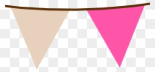 Bunting Clipart Brown - Png Download