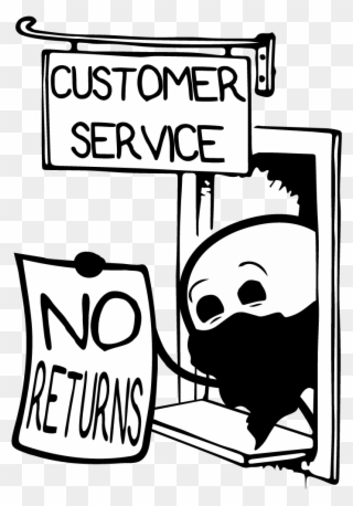 Returned By Customer I Do Not Refund Orders For Buyer's Clipart
