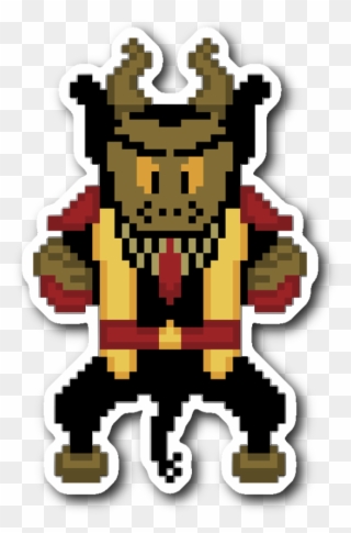 Krampus Sticker Clipart