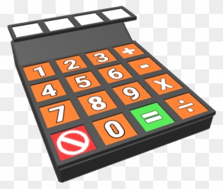 Super Cool Can Perform Simple Operations Displays Numbers Clipart