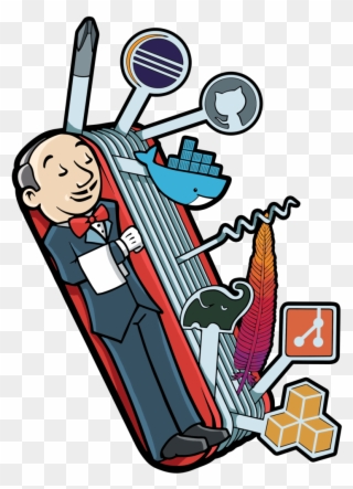 From Jenkins X, To Kubernetes, To The Butler Himself, Clipart