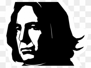 Severus Snape Clipart Black And White - Png Download