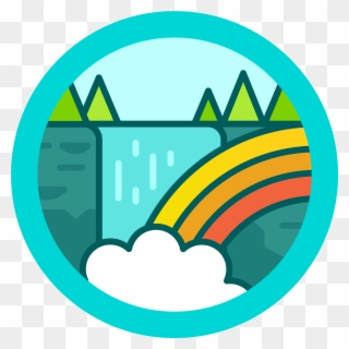Follow Trails, Find Landmarks, And Collect Treasures Clipart