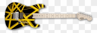 Stripe Series Electric Guitar Clipart